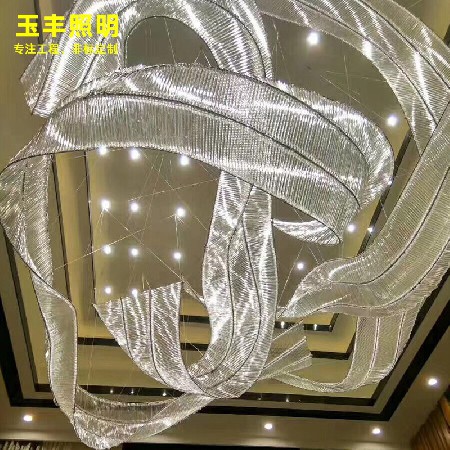 Creative ribbon lamps