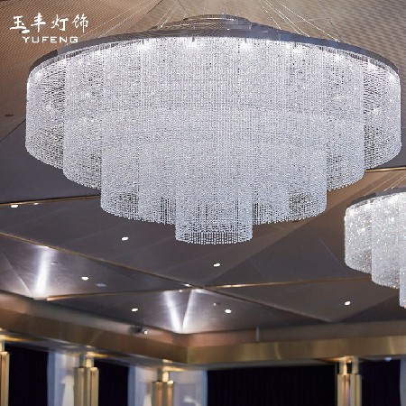 Crystal tassel lamp