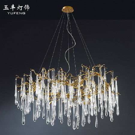 Water drop living room dining room Chandelier